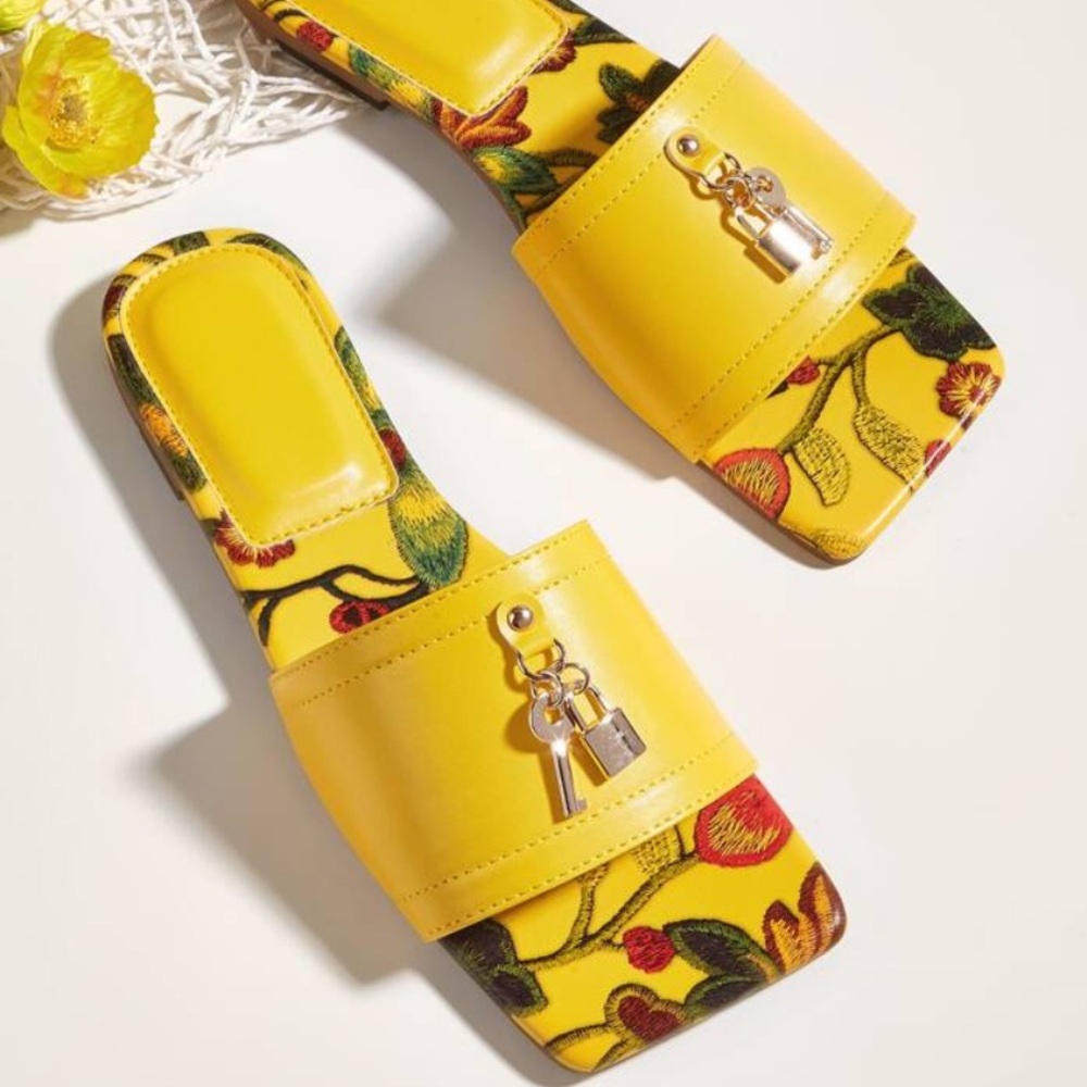 Key & Lock Sandals